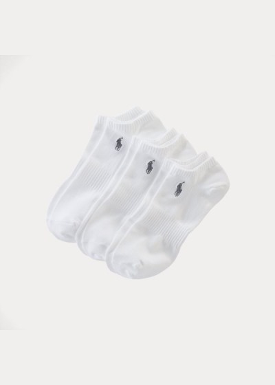 Calcetines Polo Ralph Lauren Hombre Blancos - Sport 3-Pack - VMGPL1843